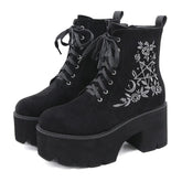 Bota Feminina Cano Curto Chunky