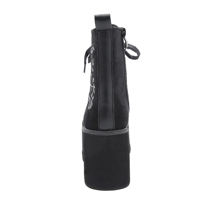 Bota Feminina Cano Curto Chunky