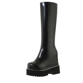 Bota Feminina Cano Longo Rubber
