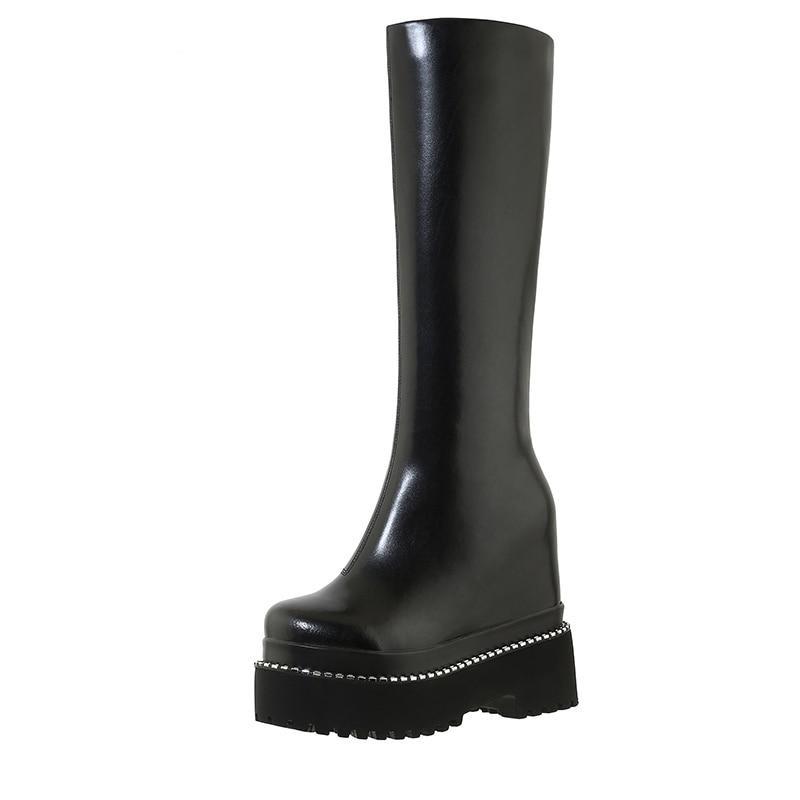 Bota Feminina Cano Longo Rubber