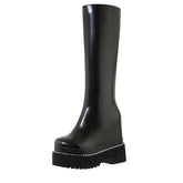 Bota Feminina Cano Longo Rubber