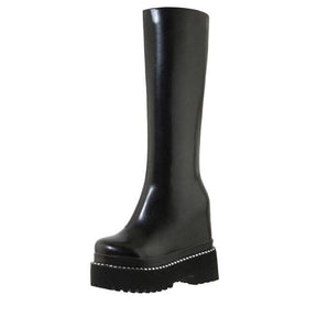 Bota Feminina Cano Longo Rubber