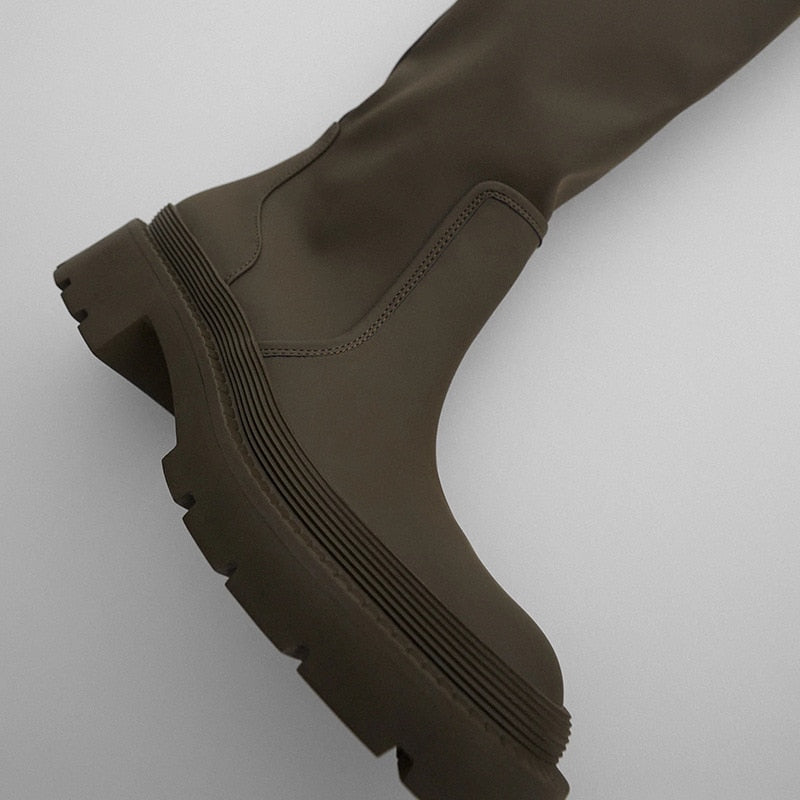 Bota Feminina Cano Alto Angela