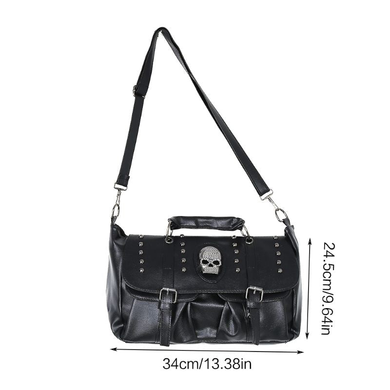 Bolsa Feminina Skull Black