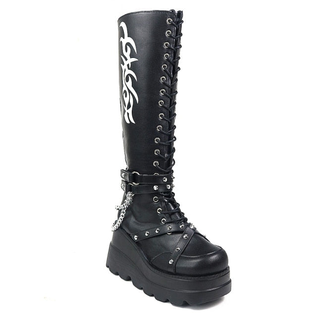 Bota Feminina Cano Alto Flame
