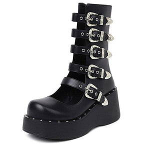 Bota Feminina Cano Curto Aberta