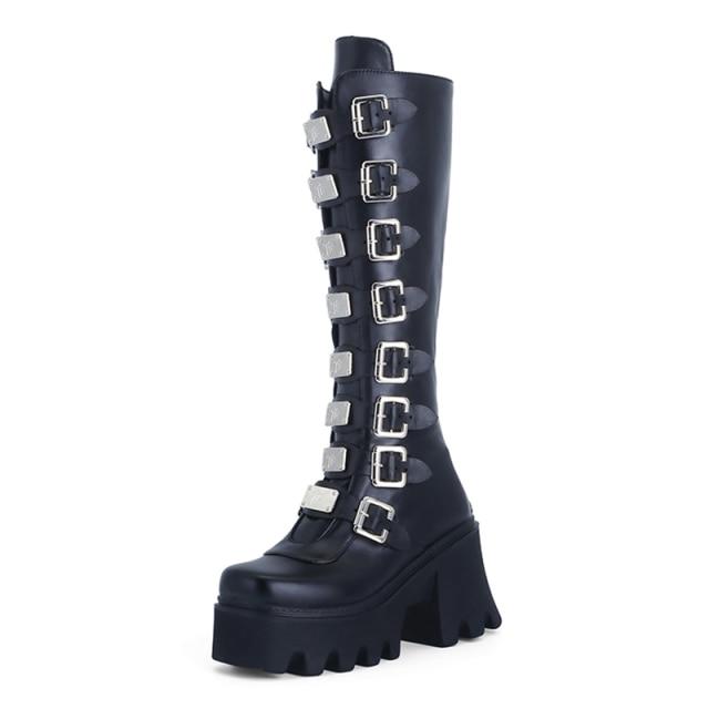 Bota Feminina Cano Longo Metal