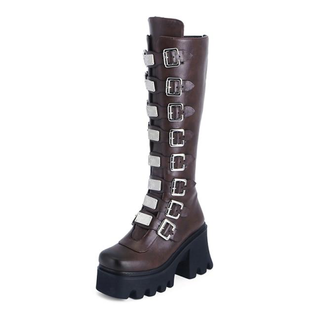 Bota Feminina Cano Longo Metal