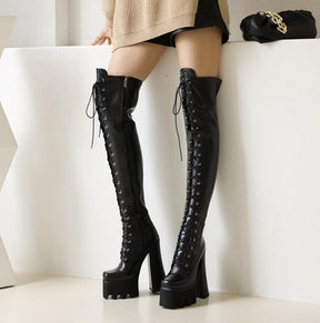 Bota Feminina Cano Alto Adora