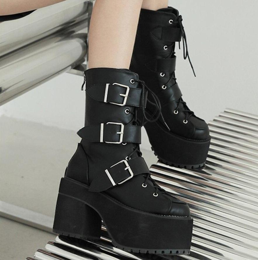 Bota Feminina Plataforma Alice