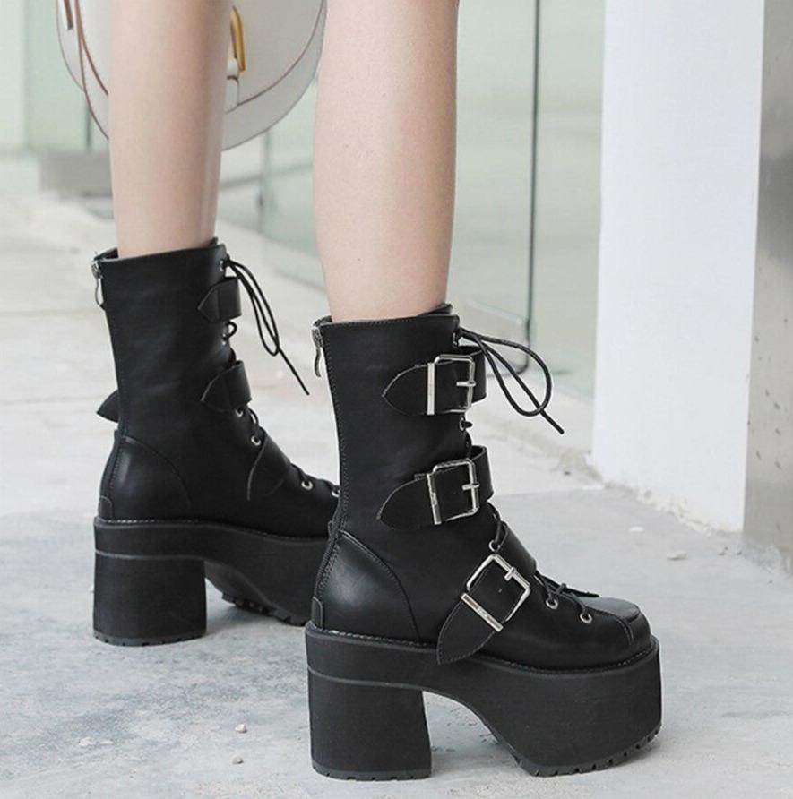 Bota Feminina Plataforma Alice