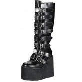 Bota Feminina Longa Metal