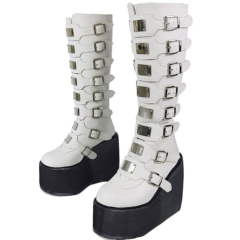 Bota Feminina Longa Metal