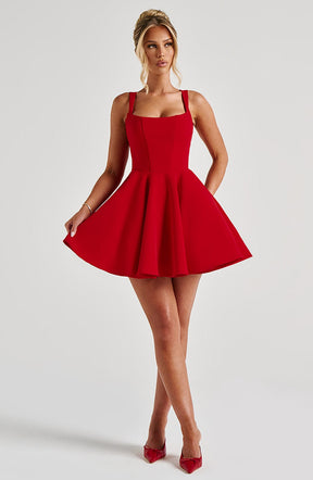 Vestido laço vermelho